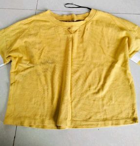 Yellow Striped Top