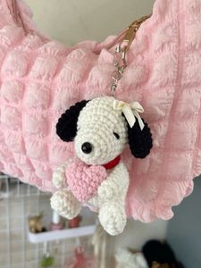 Crochet Snoopy Keychain/bagcharm/car Hanging Charm