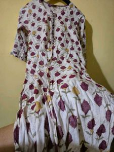 Floral Print Kurta