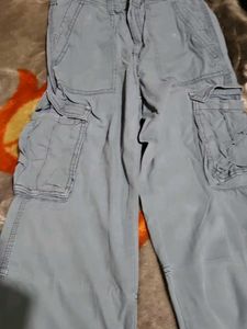 Grey Cargo Pant