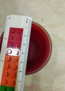 Red Glass Candle Holders