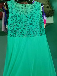 Green Party Dress