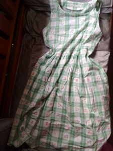 Floral Checkered Dress