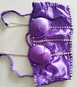 Corset Top Satin Lilac