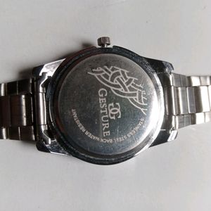 GESTURE analog Watch.with Day&amp;Date.