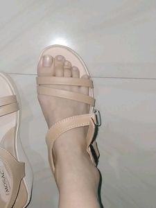Women Beige Wedge