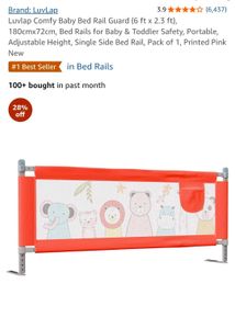 Baby Bed Guard Rail