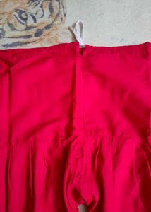 New Red Palazzo/ Salwar