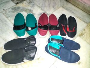 Colorful Slip-On Shoes 6 Combo