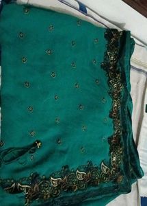 Elegant Green Saree