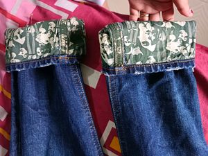 Foldable Blue Jeans