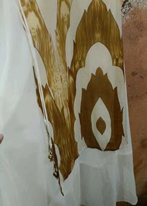 Gown With Double Shade Material