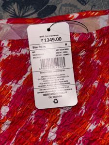 Shein Red Printed Dress - New with Tag