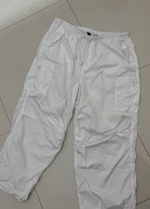 White Cargo Pants