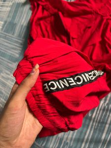 Red Tracksuit Set