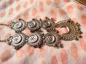 Oxidised necklace combo Set of 4