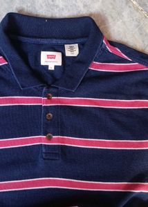 Striped Levi&#39;s Polo Shirt