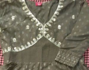 Elegant Gray &amp; Silver Dress