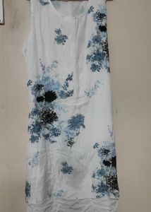 Women single piece dress with Fish cut shrug Total