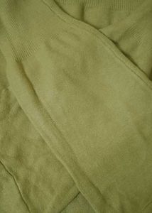 olive Green Knit Pullover