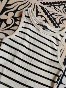 Striped Crop Tank Top