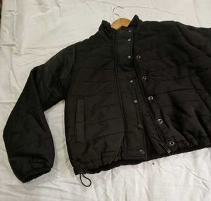 Stylish Black Padded puffer Jacket