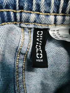 Wide Leg Denim Pants