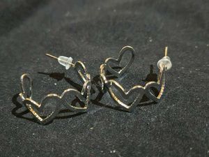 Heart Silver Earrings