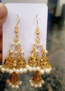 Hanging Jumka Earrings