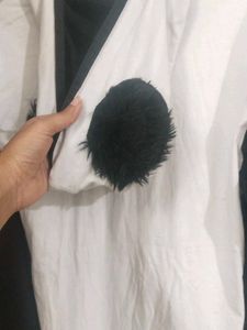 Panda Themed Cotton Hoodie For Girls