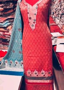 Elegant  Pure Kani Woolen Suit