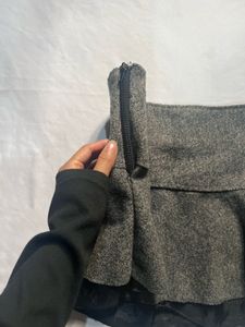 Tiered Flared Mini Skirt