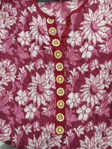 Floral Print Kurti XL