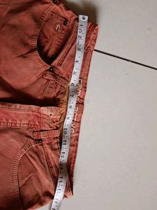 Vintage Orange Corduroy Pants