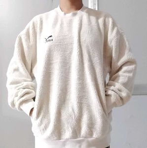 Oversized Puma Sweatshirt (Wool Fur Fabric)