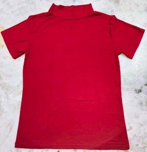 Turtleneck T-shirt