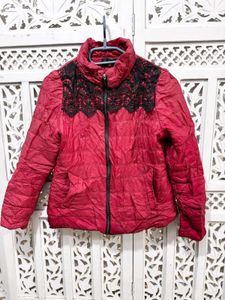 🎁Buy1 Get1 Free Chic Red Quilted Bomper Jacket