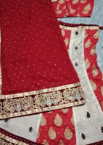 Bridal Lehenga Maroon And Silver Colour