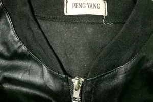 Last 👈🏻Black Leather Bomber Jacket