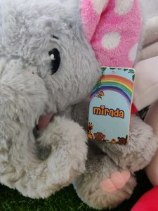 Hamleys Gray Elephant Plush Toy