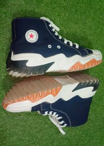Navy High Top Sneakers