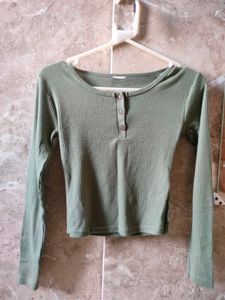 Long Sleeve crop top for women