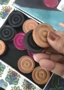 Premium Wooden Carrom Board Coins / Pawns