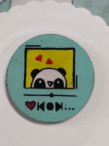 Panda Pop fridge magnet