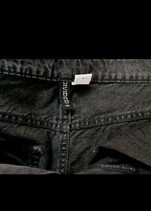 h&amp;m washed baggy jeans