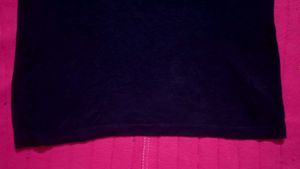 Navy V-Neck Knit Top