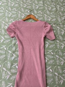 Bodycon Baby Pink Dress