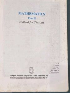 NCERT Class12 MathematicsTextbook For Half-Price📚
