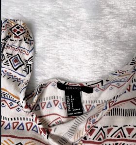 Patterned Crop Tank Top forever 21