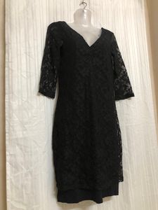 Noisy May Black Lace Midi Dress